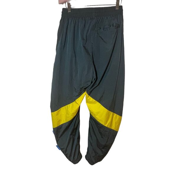 Adidas Street Shape Urban Logo Mens S Nylon Woven Grey Blue Track Pants GM6509 - Picture 3 of 15